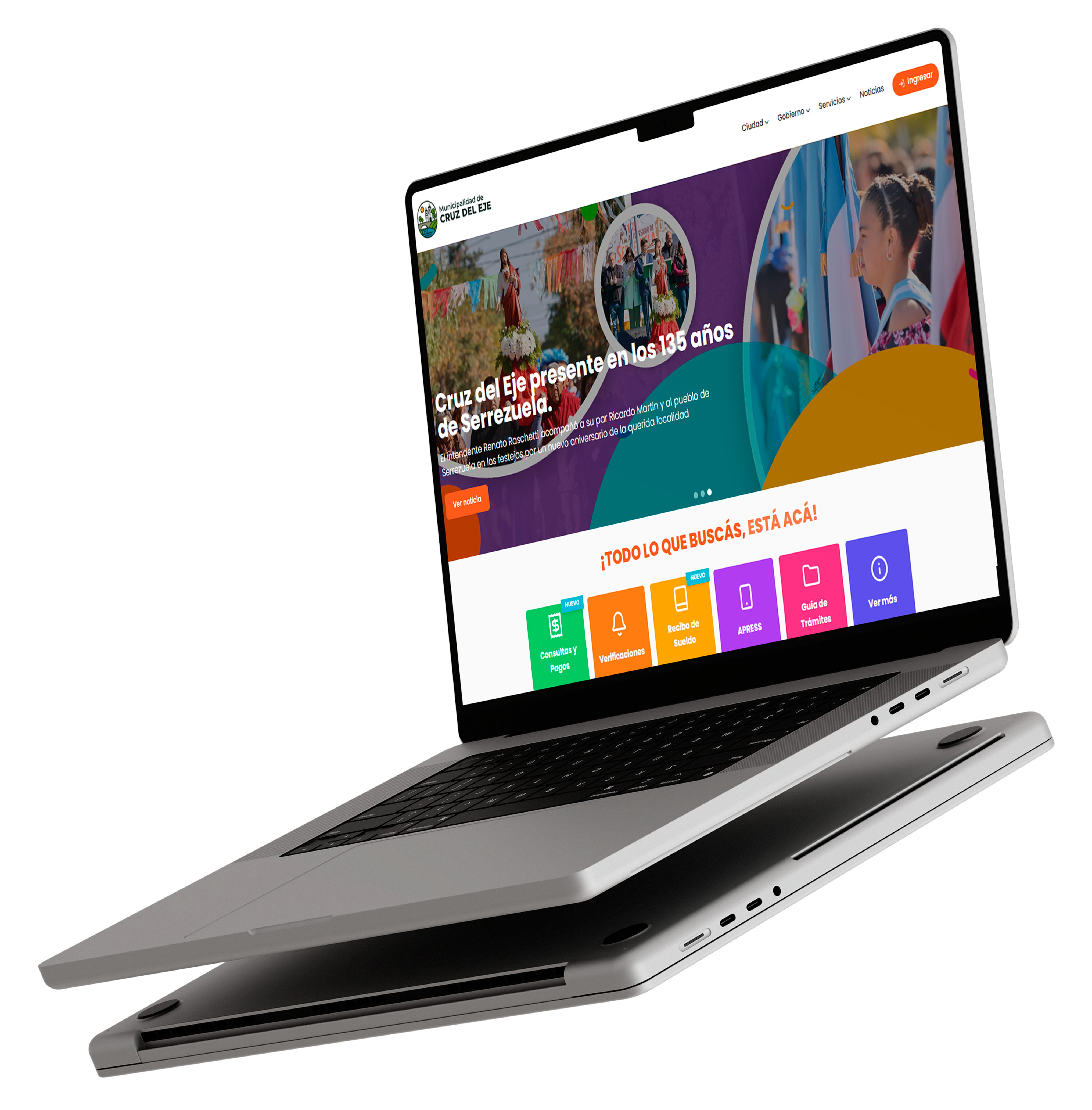 Laptop showcase